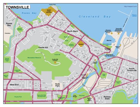 Townsville casino mapa